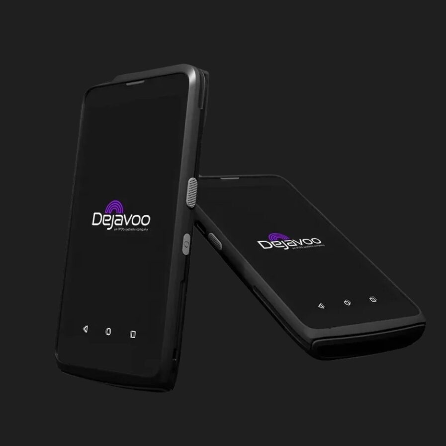 Two sleek black smartphones displaying the Digivo logo on their screens.