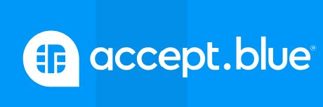 Logo with the word 'accept' on a blue background.
