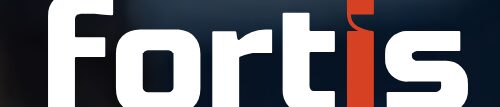 Close-up of stylized white text on a dark blue background.